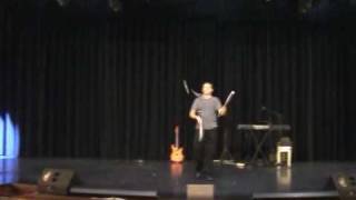 5 BASEBALL BATS JUGGLING crazy juggler dangerous [upl. by Muns]