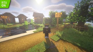 Minecraft RTX 3060 Gameplay Patrix 1024x EXTREME Setting  BSL Shader  Very Realistic  RTX ON 2022 [upl. by Akimal]