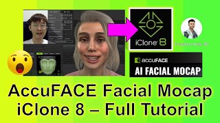 accuFACE AI Facial Mocap Plugin for iClone 8  Full Tutorial  accuface [upl. by Tenay274]