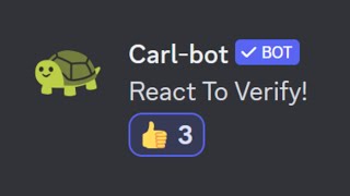 Create A Discord Verification System Using CarlBot EASY [upl. by Eilatam]