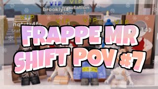 Frappe MR Shift POV 7  Frappe ROBLOX [upl. by Hermon]