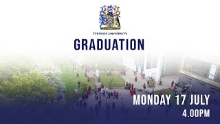 Teesside University Graduation Monday 17 July 2023  400pm [upl. by Naman782]