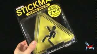 Random Spot  Accoutrements Warning Stickman Action Figure [upl. by Eilsehc596]