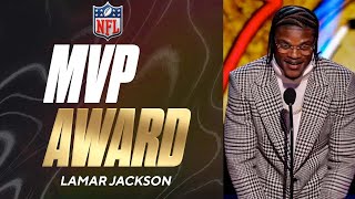 Lamar Jackson Wins Most Valuable Player Award I NFL Awards I CBS Sports [upl. by Stortz]