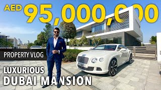 DUBAI BILLIONAIRE MANSION FOR 95 MILLION  District One Review  Property Vlog 3 [upl. by Nonez464]