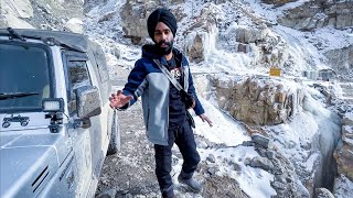 TABO 15 temp  Waterfall bhi jam gaya pura 🥶 Winter Spiti Day 2 [upl. by Reich]