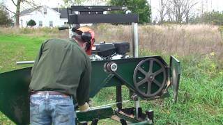 How To Change The Blade On The Woodland Mills HM126 Portable Sawmill [upl. by Keefe871]