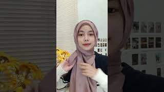 TUTORIAL PASHMINA UNTUK SEHARI HARI hijab tutorialhijabpashmina [upl. by Freddie]