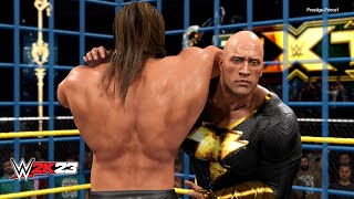 WWE 2K23  The Rock ROCK BOTTOM Compilation [upl. by Ellak]