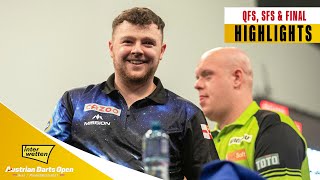 GLORY IN GRAZ  QFs SFs amp Final Highlights  2023 Austrian Darts Open [upl. by Henry]