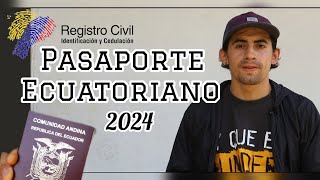 Cómo sacar CITA para el PASAPORTE ECUATORIANO 🧳 [upl. by Nylitak224]