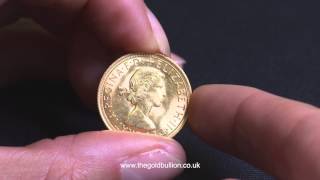 Queen Elizabeth II PreDecimal Gold Sovereign Coin [upl. by Gmur]