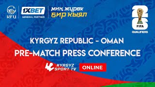 Kyrgyz Republic  Oman l Prematch press conference l FIFA World Cup 2026 Qualifiers  Group D [upl. by Yeltnerb]