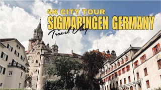 Sigmaringen Germany  City Tour  4k Video [upl. by Enyamart]