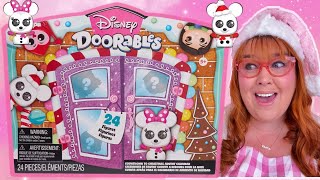 Unboxing Disney Doorables 2024 Advent Calendar 🎄🎅🏻❤️💚 [upl. by Wells]