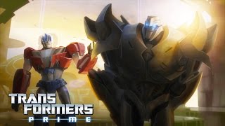 Transformers Prime  The Origin Story of Optimus Prime amp Megatron  Transformers Official [upl. by Aguie]