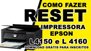 Como Fazer o Reset da Impressora Epson L4150 4160 [upl. by Assenab472]