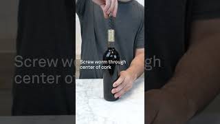 The BEST tool for opening aged wine [upl. by Anivol]