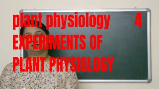 Experiments based on plant physiology BIOLOGY  ICSE CBSE Board Exams [upl. by Tailor]