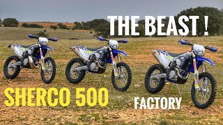 SHERCO 500 SEF FACTORY 2023 4K [upl. by Ruhnke]