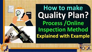 How to make Quality Plan  Process Inspection  Online Inspection method  Explained with example [upl. by Thay]