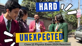 Class 12 Physics Paper Hard To Moderate  Students Reactions 02  Anurag Tyagi [upl. by Acalia]