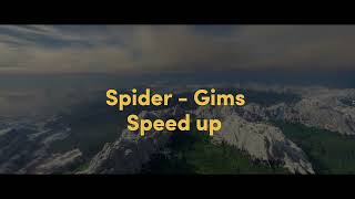 Spider  Gims  Speed up and Reverb [upl. by Zeralda]