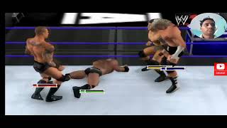 WWE 2ⲕ12 Smackdown Gameplay Dolf Ziglar vs Randy Orton vs The Rock 4Way match [upl. by Nialb]