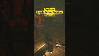 You can ascend into the Akkala Ancient Tech Lab from the Depths shorts zelda tearsofthekingdom [upl. by Atenahs]