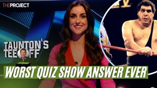 Worst Quiz Show Answer Ever On The Weakest Link [upl. by Lhadnek]