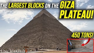 Is This the Largest Block on the Giza Plateau Massive 450 Ton Stone egypt pyramid mystery [upl. by Noami461]