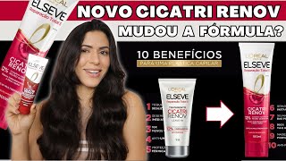 LEAVE IN CICATRI RENOV ELSEVE LOREAL  Nova embalagem 100ml mudou a fórmula [upl. by Raji827]