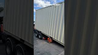 Unload Your Container with ContainGo containers containershipping containertrailer unloading [upl. by Anotyad411]