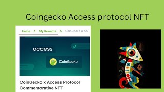 Coingecko × Access protocol Commemorative nft  Coingecko candy offer  Free Solana NFT [upl. by Filomena]