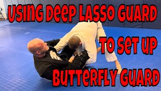 Use the deep lasso guard to set up the butterfly guard sweep [upl. by Benedetto]