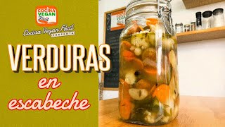 Verduras en escabeche  Cocina Vegan Fácil [upl. by Lynad]