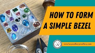 How To Form a Bezel  Jewellery Making Tutorials  Metalsmith Academy [upl. by Ycrep273]