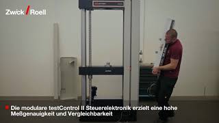 Modernisierung von Prüfmaschinen mit ZwickRoell – RetroLine testControl II [upl. by Odele]