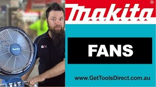 Makita 18V Cordless Jobsite Fans [upl. by Yslek211]