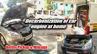 Decarbonization of car engine at home  For Pickup Mileage amp Reduce Engine Noise BlackSmoke [upl. by Westphal]