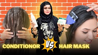 Difference Between Conditioner amp Hair Mask  Sadaf Beauty World [upl. by Skolnik]