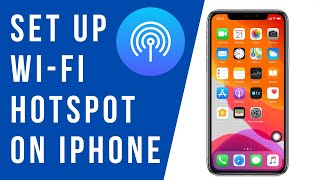 How To Set Up a WiFi Hotspot for iPhone  How to Set Up and Use Personal Hotspot on iPhone [upl. by Airpac]