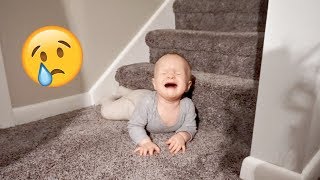 BABY FALLS OFF STAIRS [upl. by Rheims518]