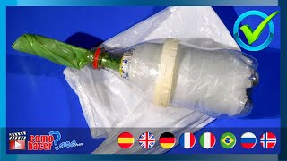 Truco para guardar Bolsas de Plástico ⊳ Dispensador de bolsas con Botellas [upl. by Laehcor]