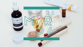 Favoris Beauté Bio  Mars 2016 [upl. by Ahsinuq]