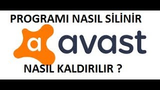 Avast Antivirüs Programı Kaldırma  Silme  Programsız [upl. by Joni]