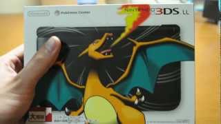 CharizardLizardon 3DS XLLL Unboxing and Review [upl. by Ensign]