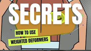 How to Use Weighted 🏋️‍♂️ Deformers in Toonboom Harmony [upl. by Vogeley]