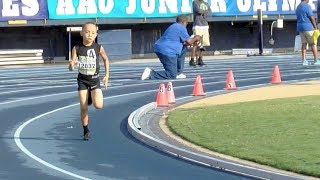 8YearOld Runs National 1500m Record At AAU [upl. by Noir]