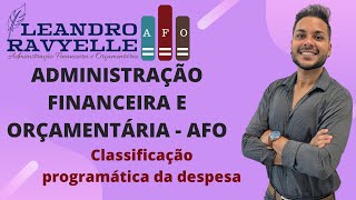 Dica sobre Classificação Programática da Despesa [upl. by Casandra]